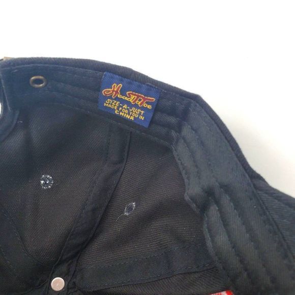 NEW Embroidered Tweeks Baseball Hat Soft Cap One Size Adjustable Clasp Black Red - Picture 4 of 6